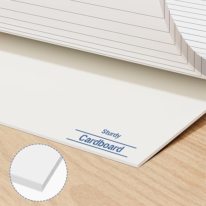 Legal Pads 4 Pack of Note Pads 6 x 9 Inch Notepad 21lb Thick Paper Legal Pad 30 Sheets Note Pad College Ruled Small Legal Pads 29 Lines Writing Pads for Writing, Sketching, and Note-Taking