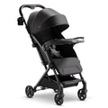 Mompush Lithe V2 Lightweight Travel Stroller, Compact Foldable Baby Stroller with Travel Bag, One-Hand Fold Stroller, Snack Tray, Mechanical Recline Seat, Airplane-Ready, UPF 50+ Canopy & Rain Cover