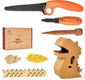Cardboard Construction Tool Kit 163 Pieces-Educational Toys for at-Home Play + Classroom Learning | Reusable Cardboard Tools for Kids