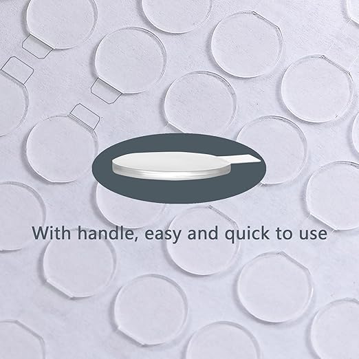 Adhesive Stick dots Two-Sided Sided Mounting Putty Stick Tack for Wall Hanging Crafts Balloons Festival Party Decorations,Clean Removable(0.4"*0.4"-300)