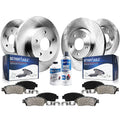 Detroit Axle - Brake Kit for 2005-2006 Toyota Camry [XLE SE Models], Disc Brakes Rotors Ceramic Brake Pads Replacement: 11.65 in