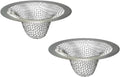 1.0" Small Drain Strainer, Sink Drain Hair Catcher, Bathroom Sink Drain Strainer, 2PCS Drain Mesh Baskets for Laundry, Mop Pool, Utility, Slop, RV Sink, Stainless Steel Drain Filter