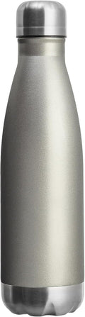 MEWAY 17oz Sport Water Bottle Vacuum Insulated Stainless Steel Leak-Proof Double Wall Cola Shape Water Bottle,Keep Drinks Hot & Cold(Cold Gray,1 Pack)