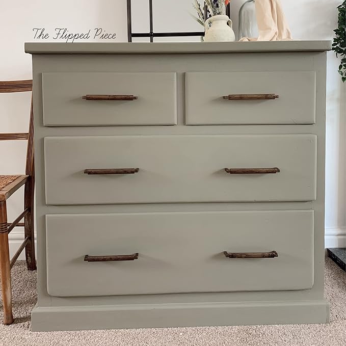 Dixie Belle Paint Company Chalk Finish Furniture Paint - Spanish Moss (16oz) - Matte Succulent Green Chic Chalk Mineral DIY Furniture Paint