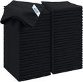 HOMEXCEL Black Microfiber Cleaning Cloth, 50 Pack Cleaning Towels for Kitchen, Lint Free, Scratch-Free, Highly Absorbent, and Reusable Cleaning Rags for House, Window and Glass, Cars, 11.5 X11.5 inch