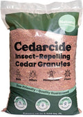 Cedarcide Lawn, Home & Garden Cedar Granules | Repels Fleas, Ticks, Ants & Mosquitoes | Smells Great, Easy to Use | Family & Pet Safe | 1 Bag (8 Lbs)