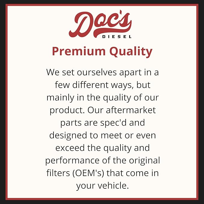 DOC'S DIESEL 6.6L Duramax Air Filter 2017-2019 | Replaces A3231C | 3 Pack | OEM Grade Air Filter