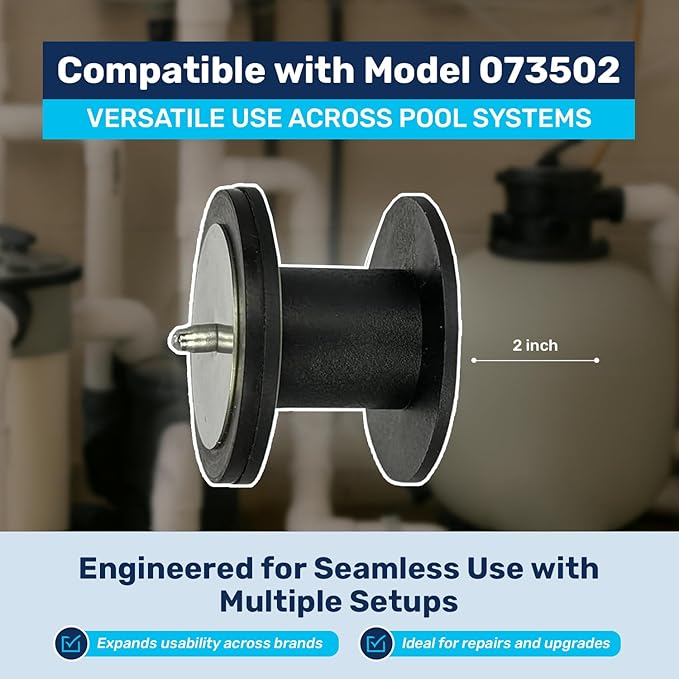 RV20068 Ortega Check Valve SEAT Assembly with O-Ring | Direct Replacement for V20-068 | Compatible with 073502 | Essential Pool Maintenance Accessory