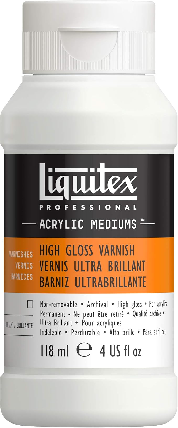 Liquitex Professional High Gloss Varnish, 118ml (4-oz)