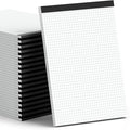 Graph Paper Notebook 8.5 x 11, 36 Pack Grid Paper Notebook, 8-1/2" x 11" Graph Paper Pad, 4" x 4" Graph Ruled Drafting Paper, White 70 GSM Quad Ruled Blueprint Paper, 30 Sheets Note Pads
