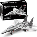 Apostrophe Games Fighter Jet Building Block Set – 227-Pcs F-15 Eagle Fighter Toys Set – Plane for Kids Older Than 10 and Adults – Compatible with All Building Bricks