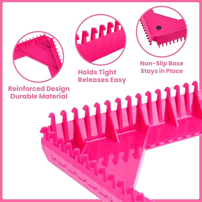 Pro 10 Inch Potholder Loom Kit for Kids & Beginners, Large Weaving Loom Crafts for Girls Age 6-12 Year Old & Adults, Gift Ideas for Birthday & Christmas, 112 Delicate Loops to Make 2 Pot Holders