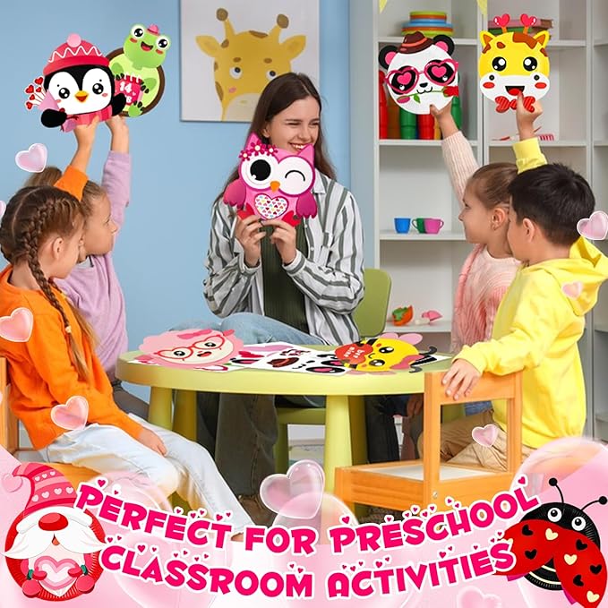 16 Pack Arts and Crafts for Kids, Toddler Crafts Animal Paper Plate Art Kit Gift for 3 4 5 6 Year Old Boys Girls DIY Kids for Birthday Party Favor Preschool Classroom Party Games