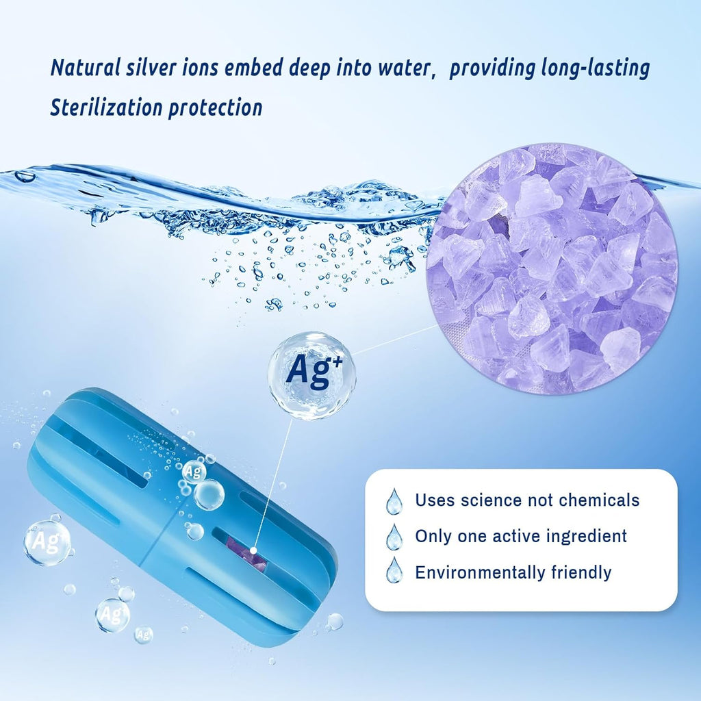Humidifier Cleaner, 3 Pack Humidifier Cleaning Fish for Universal Humidifiers Tanks 90 Days, Purifies Water & Prevent Hard Water Build-Up, Reduce White Dust and Odors