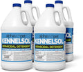 ATP KennelSol 1-Step Kennel Cleaner - 1 Gallon (Pack of 4) Liquid Disinfectant, Effective Against Bacteria and Viruses, Deodorizer Wintergreen Scent by Alpha Tech Pet