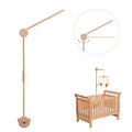Wooden Crib Mobile Arm | Crib Mobile Holder | Nursery Mobile Hanger Cartoon Bear | Rotatable Height Adjustable Hanging Fits Wide or Thick Railings Baby Shower Gift Nursery Decoration