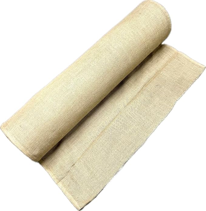 36-Inch Wide x 150 feet Long, Burlap Fabric Roll | 36" by 50 Yards | Non- Fraying| Wide and Tightly Woven | Outdoor Wedding Aisle Runners roll