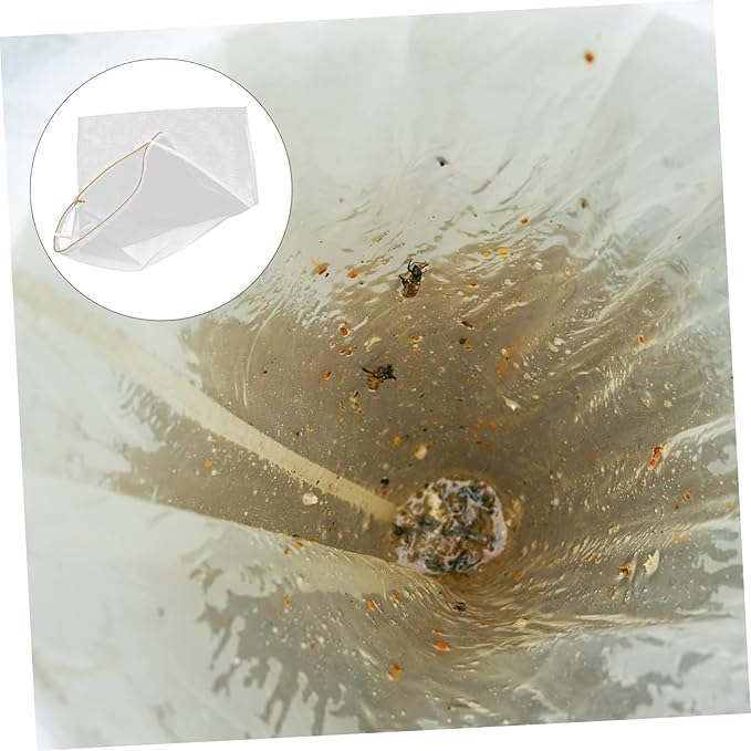 10pcs Honey Strainer Bag Wear-Resistant Mesh Filter Tool for Beekeeping Fine Filtration Net for Honey Extraction Portable and Easy to Use