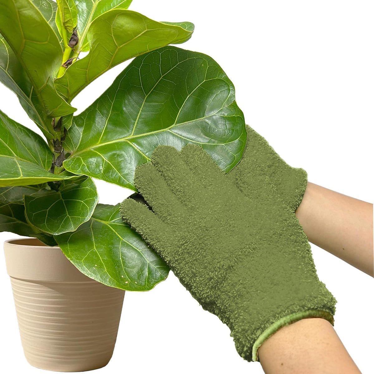 Microfiber Gloves For Plant Dusting