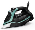 Rowenta Steam Force Stainless Steel Soleplate Steam Iron for Clothes, 400 Microsteam Holes, 1800 Watts, Ironing, Fabric Steamer, Garment Steamer, Digital Display, Precision Tip, DW9440
