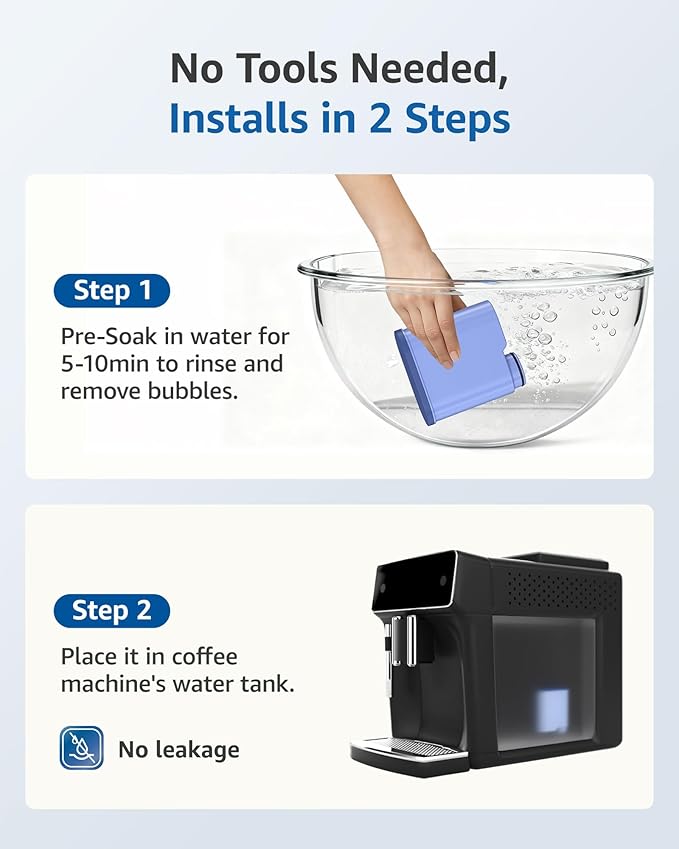 Maxblue Replacement Coffee Water Filter, Compatible with Philips® AquaClean® Filter CA6903/10 CA6903/22, Reduces Limescale Content in Water, TÜV SÜD Certified, Reduces PFAS, PFOA/PFOS (Pack of 3)