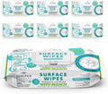 6 Pack Surface Cleaning Wipes with Bleach, All-Purpose Cleaner for Bathroom, Kitchen, Office, 72 Count Soft Flow, Fresh Scent, Lint Free & Durable