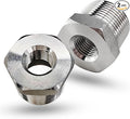 3/4" NPT Male to 1/4" NPT Female Hex Bushing Reducer, 304 Stainless Steel NPT Reducing Adapter Pipe Fitting, Heavy Duty Pipe Hex Bushing for Reducing Pipe (3/4” MNPT x 1/4” FNPT)