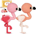 MOREJMTT Crochet Kit for Beginners Animal,Crochet Animal Kits,Crocheting Kit for Starters,Learn to Crochet with Step-by-Step Video Tutorials,Beginner Crochet Kits for Adults(Flamingo)