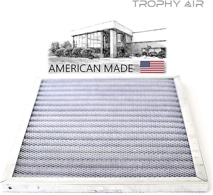 | Merv 8 | Washable & Reusable AC/Furnace Filter | Lifetime HVAC & Furnace Air Filter | Washable | Superior particle-holding Ability | Premium Quality Aluminum | 18x24x1