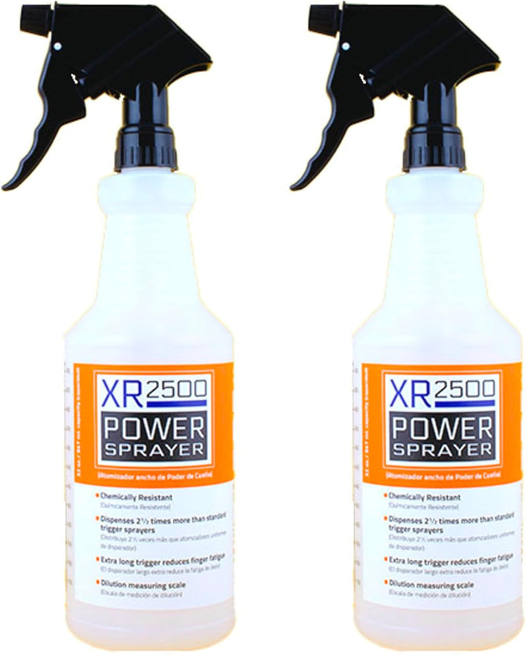 Sprayco 32oz Chemical Resistant Spray Bottle – Adjustable Nozzle, Built-in Dilution Scale, Heavy Duty Plastic, All-Purpose Cleaning, Gardening, Car Detailing, Plant Mister