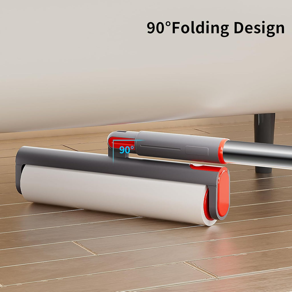 Large Lint Rollers for Pet Hair,Extra Sticky 9.45'' Giant Lint Roller with 240 Sheets Lint Rollers with 3 Extendable Handle for Floor,Carpet, Couch, Clothing, Animal Fur