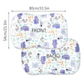 Hooyax Baby Lounger Slipcover for Newborns, Removable Infant Floor Seat, Padded Lounger Cover with Animal Design