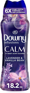 Downy Infusions In-Wash Laundry Scent Booster Beads, CALM, Soothing Lavender and Vanilla Bean, 18.2 oz