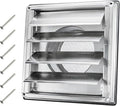 4" Metal Dryer Vent Cover Outside with Pest Guard Screen, 304 Stainless Steel Outdoor Exterior Wall Air Vent Cover with 6 Screws and Rubber Gasket for Bathroom Exhaust Vent Office Home