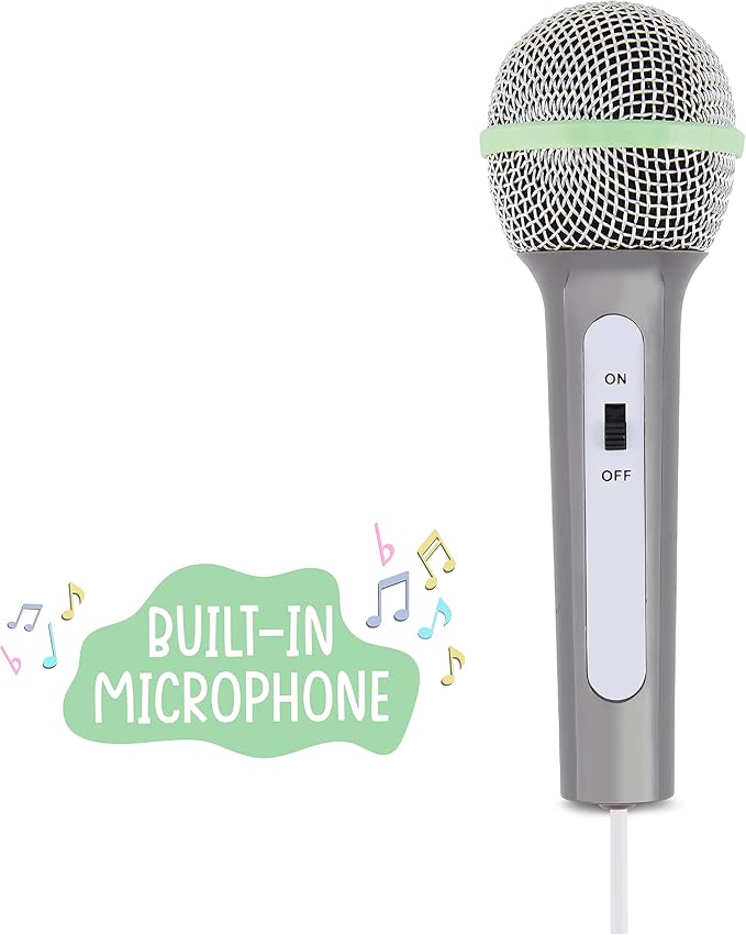 Singimals Kids Karaoke Speaker with Microphone - Unleash Your Child's Inner Superstar, Bluetooth v5.1, 12H Playtime, 5W Speaker, Multicolor LED Lighting, Kubby The Koala