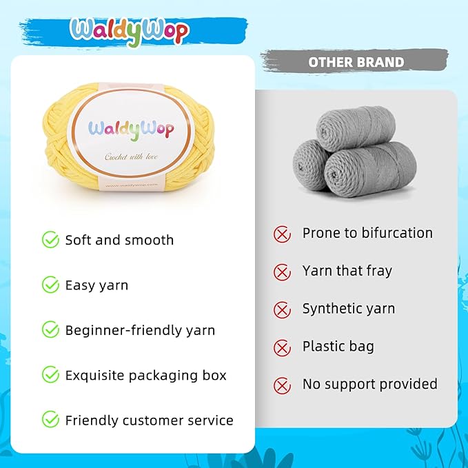 WaldyWop Crochet Kit for Beginners: 3PCS Crochet Animal Kits w/Stress Balls, Step-by-Step Video Tutorials - Wobbles DIY Craft Kit for Adults Kids - Gifts for Girls&Women (Dolphin, Octopus, Axolotl)