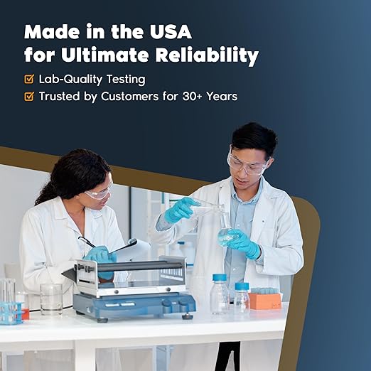 Watersafe® Bacteria Water Test Kit – USA-Made – Results as Fast as 6 Hours – Detects Coliform (Inc. E. coli) & Non-Coliform Bacteria in Drinking, Well & Tap Water – Lab-Quality Testing – 1 Pack