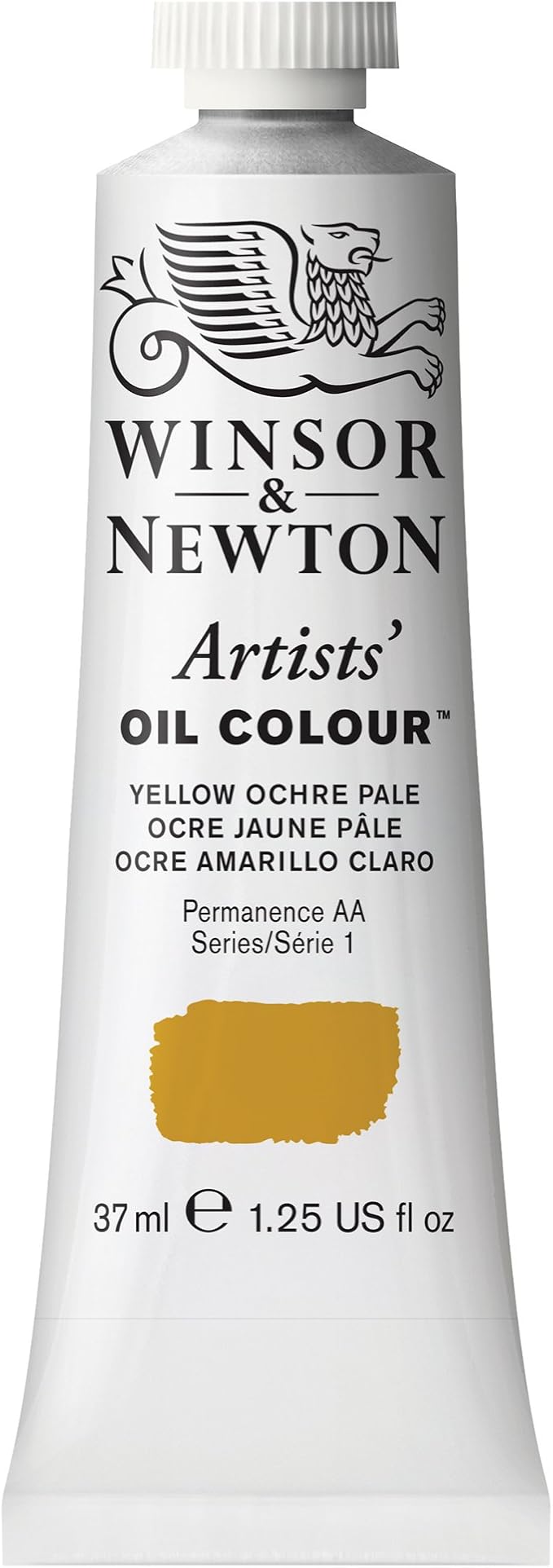 Winsor & Newton Artists' Oil Color, 37ml (1.25 oz) Tube, Yellow Ochre Pale
