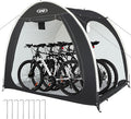 UNP Bike Storage Shed Tent, Portable Outdoor Bike Storage Tent with 210D Oxford Thick PU4000 Waterproof for 1/2/3/4 Bikes, Bike Covers Storage Shed for Bicycles, Lawn Mower, Garden Tools