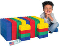 BiggoBlocks Big Blocks for Kids Ages 4-8, Indoor & Outdoor Blocks for Kids Jumbo Games, Large Building Blocks (96 PC) Standard Set