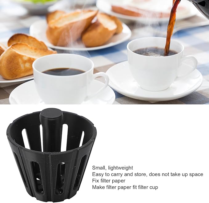 Coffee Filter Shape Retainer, Coffee Filter Paper Assistant Professional Coffee Filter Press for B75 Shop Home Use, Reusable Portable Keep Filter Paper Shape Retainer