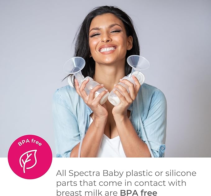 Spectra - S1 Plus Electric Breast Milk Pump with Tote Bag, Breast Milk Bottles and Cooler for Baby Feeding