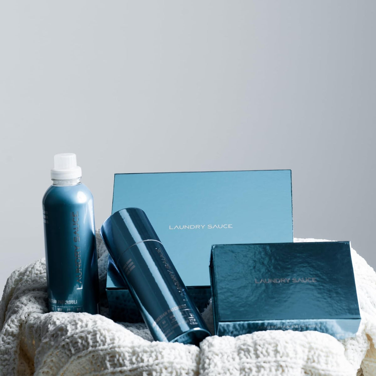 Laundry Sauce - Signature Bundle Indonesian Patchouli, Scented Laundry Detergent Pods & Scent Booster, Fabric Softener, Dryer Sheets, Fabric Protection, Essential Oils, Long Lasting Luxury Fragrance