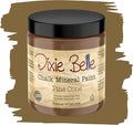 Dixie Belle Paint Company Chalk Finish Furniture Paint - Pine Cone (8oz) - Matte Chocolate Brown Chic Chalk Mineral DIY Furniture Paint