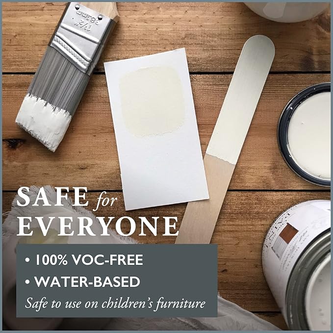 AMY HOWARD AT HOME Chalk-Based One Step Paint for Furniture, Cabinetry, Decor, Finish, and More | No Stripping, Sanding, or Priming | Ultra-Light Base | 16 Ounce | Barnboard