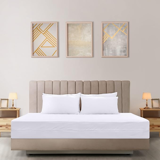 Utopia Bedding Zippered Mattress Encasement Twin XL Size (Pack of 12), 100% Waterproof, Dust Mite and Bed Bug Proof Mattress Protector, Absorbent 6-Sided Mattress Cover