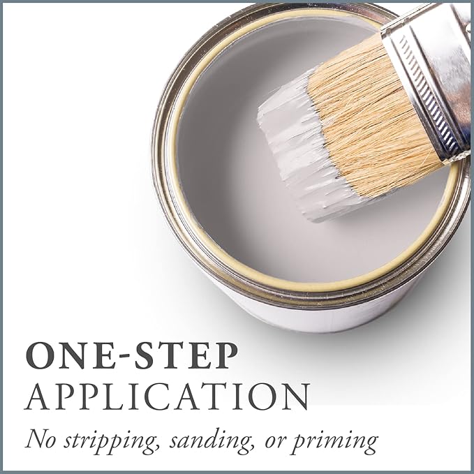 AMY HOWARD AT HOME Chalk-Based One Step Paint for Furniture, Cabinetry, Decor, Finish, and More | No Stripping, Sanding, or Priming | Ultra-Light Base | 16 Ounce | Spa White