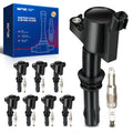 KAX 8-Pack Ignition Coils and Spark Plug Set for Ford F-150 2004-2008 5.4L, Expedition 2005-2008, F-250 Super Duty 2005-2008 5.4