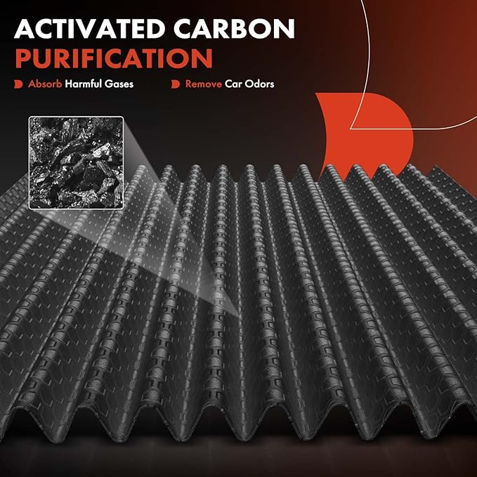A-Premium Cabin Air Filter with Activated Carbon Compatible with Buick, Chevrolet, GMC, Saturn Models - Enclave, Traverse, Acadia, Acadia Limited, Outlook