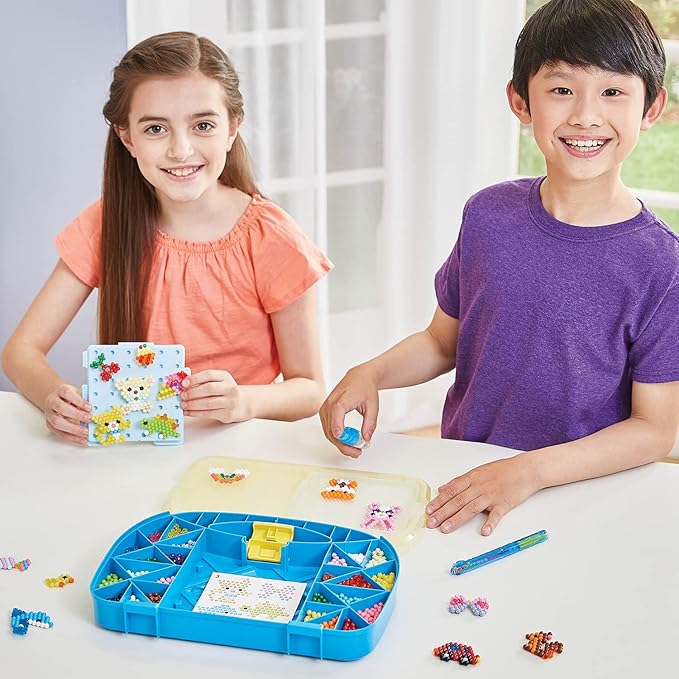 Aquabeads Beginners Carry Case - Fun and Creative Arts & Crafts Bead Kit for Kids Ages 4 and Up - Includes Over 900 Beads